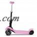 SPHP Toddler Kids Scooter 3 Wheel Kick Scooter with Seat and Flashing Wheels for Boys Girls   